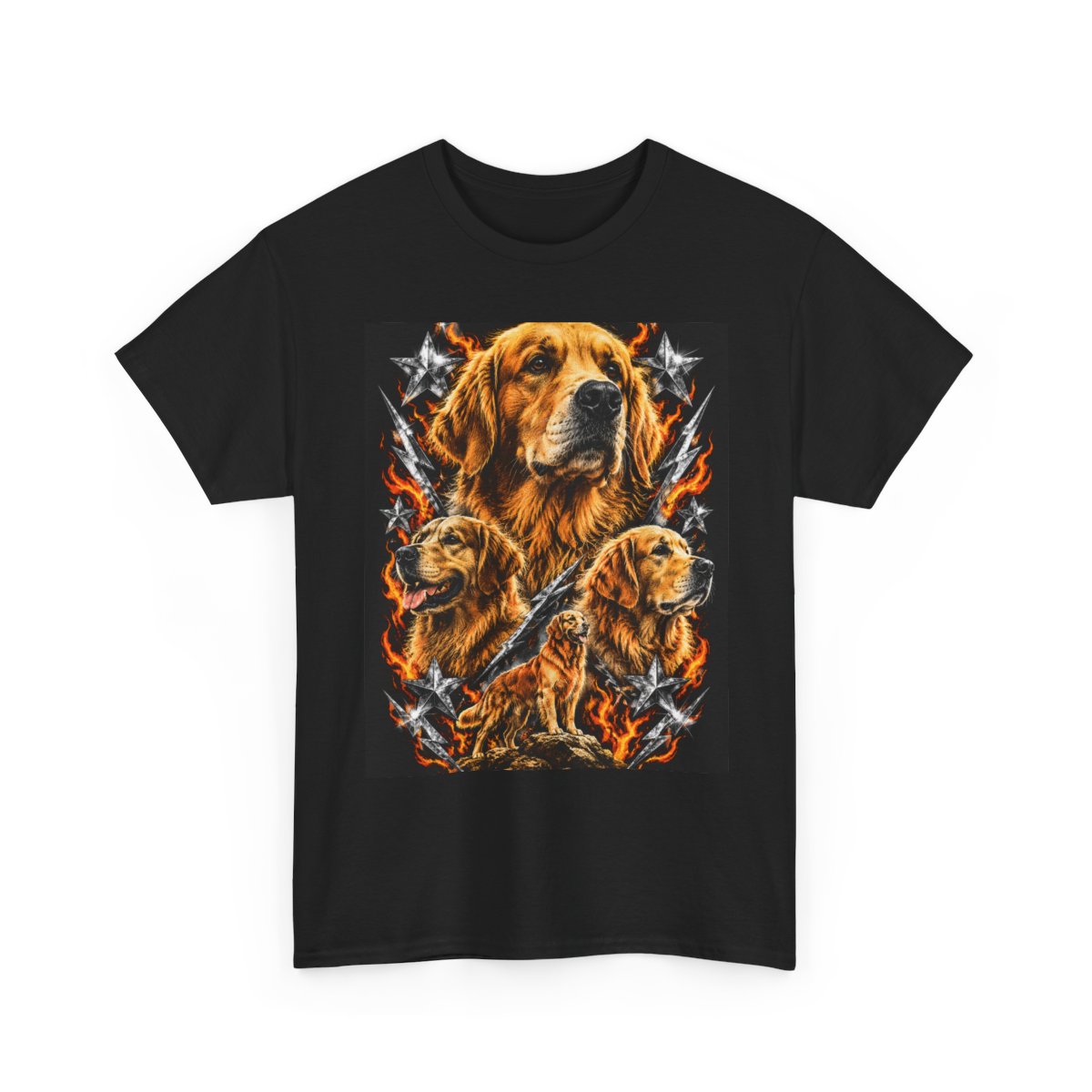 Custom Vintage 90s Bootleg Pet Portrait Tee — Personalized Dog & Cat Name — mockup 1