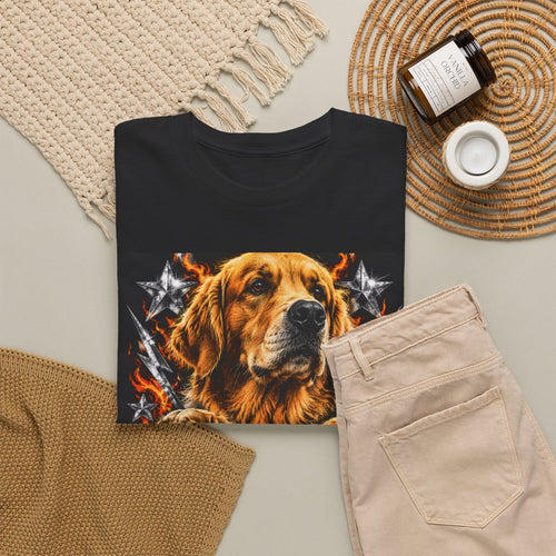 Custom Vintage 90s Bootleg Pet Portrait Tee — Personalized Dog & Cat Name — mockup 4
