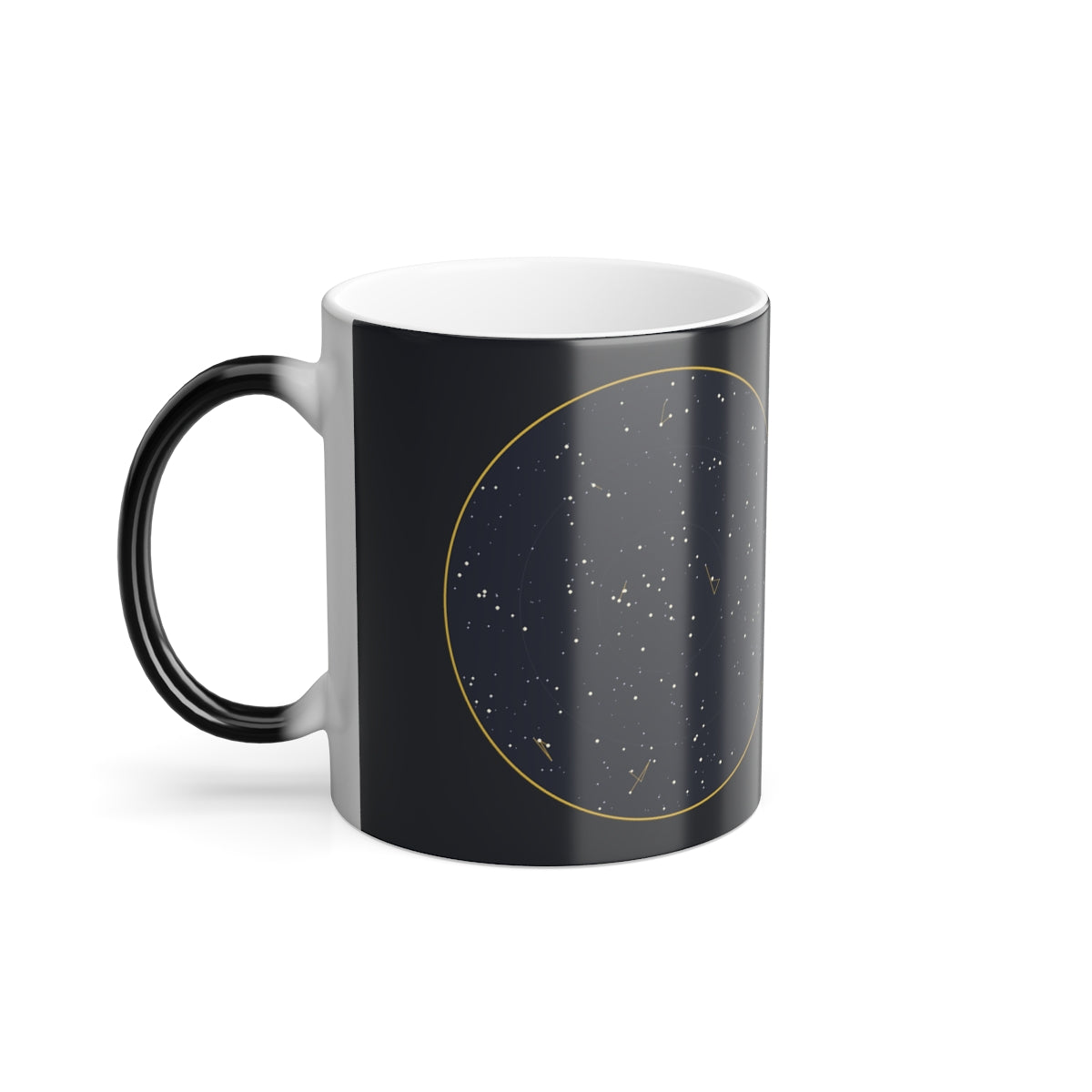 The Night We Met Custom Star Map LED Frame & Heat-Reveal Mug — Heat-Reveal Magic Mug — 11oz color-morphing mug (sample design)