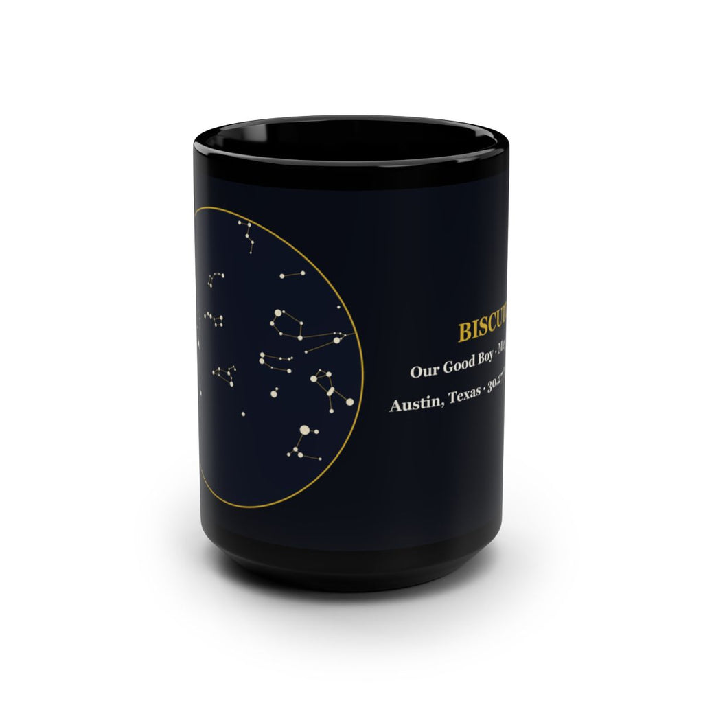 Custom Pet Name & Coordinates Ceramic Keepsake Mug (15oz)
