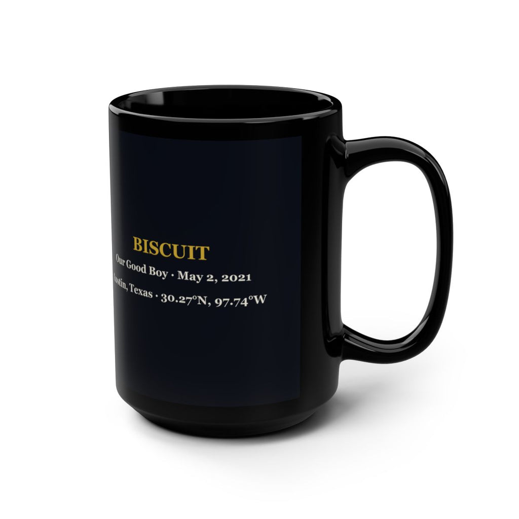 Custom Pet Name & Coordinates Ceramic Keepsake Mug (15oz)
