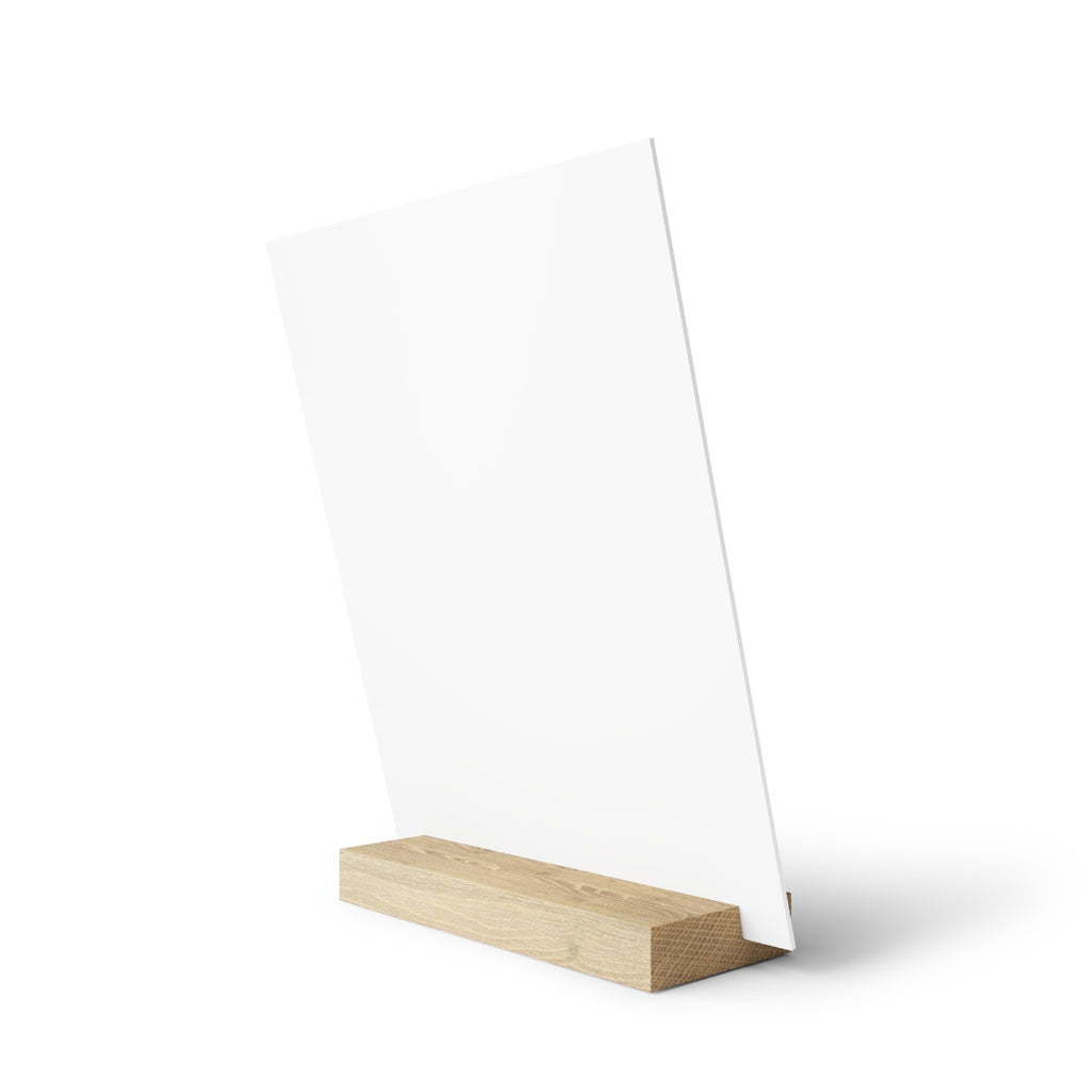 Personalized Pet Memorial Photo Board with Stand, Custom Name & Dates — mockup 2